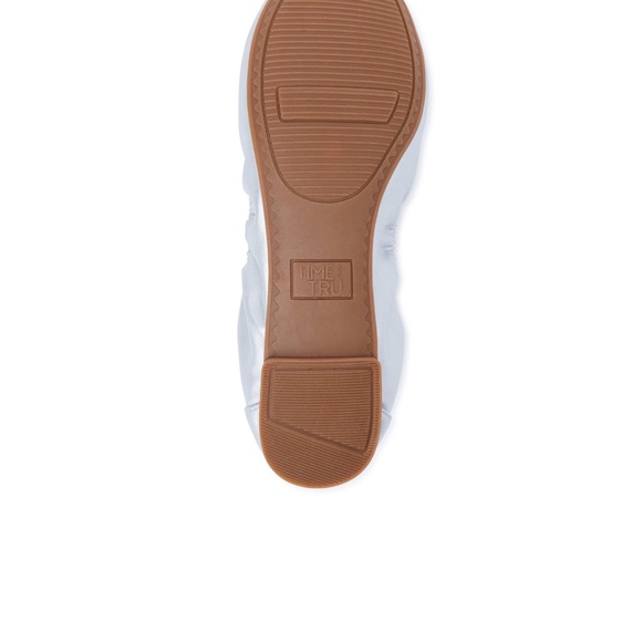 🎀Time and Tru Women's Scrunch Ballet Flats Variety Sizes Comfy Everyday Wear - Picture 4 of 12